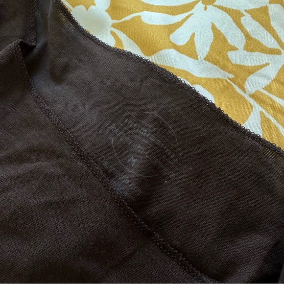 Intimissimi Boat Neck Modal Cashmere Ultralight Top - Brown Size M - Picture 3 of 3